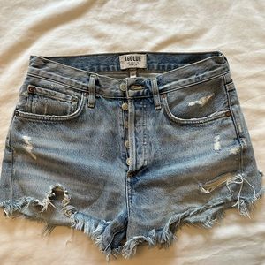 Sz 25 Agolde Parker Vintage Cut Off Short in Swapmeet